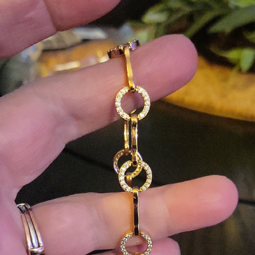 Beautiful Simulated Diamond Bracelet
